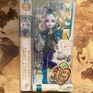 Ever After High Faybelle Thorn Doll - Blue and Black